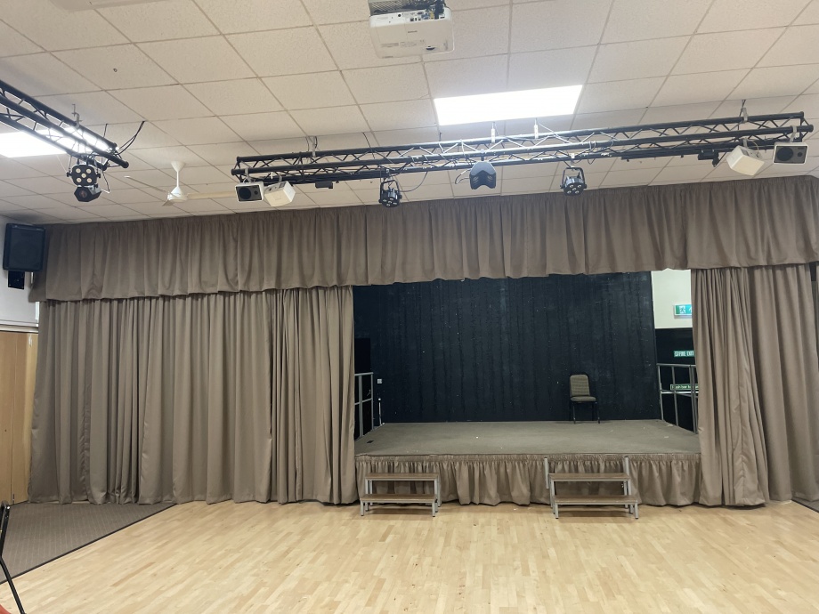 Hall Stage Curtains - Alfreton ->title 1