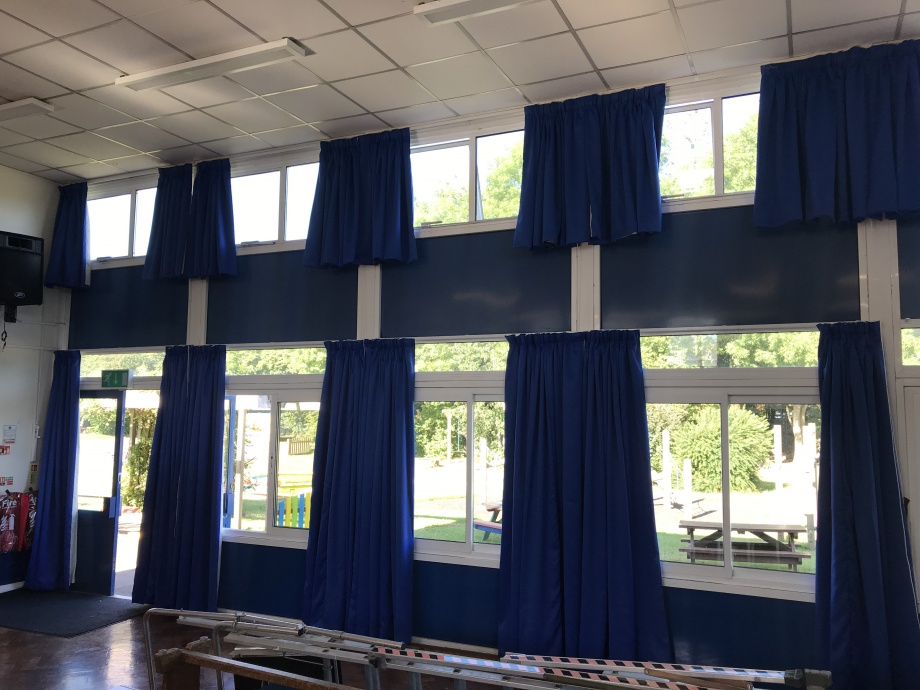 Junior School Hall Curtains - Hampshire->title 1