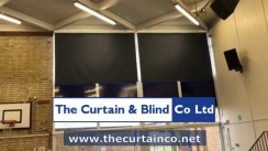 Motorised School Hall Blinds - Slough