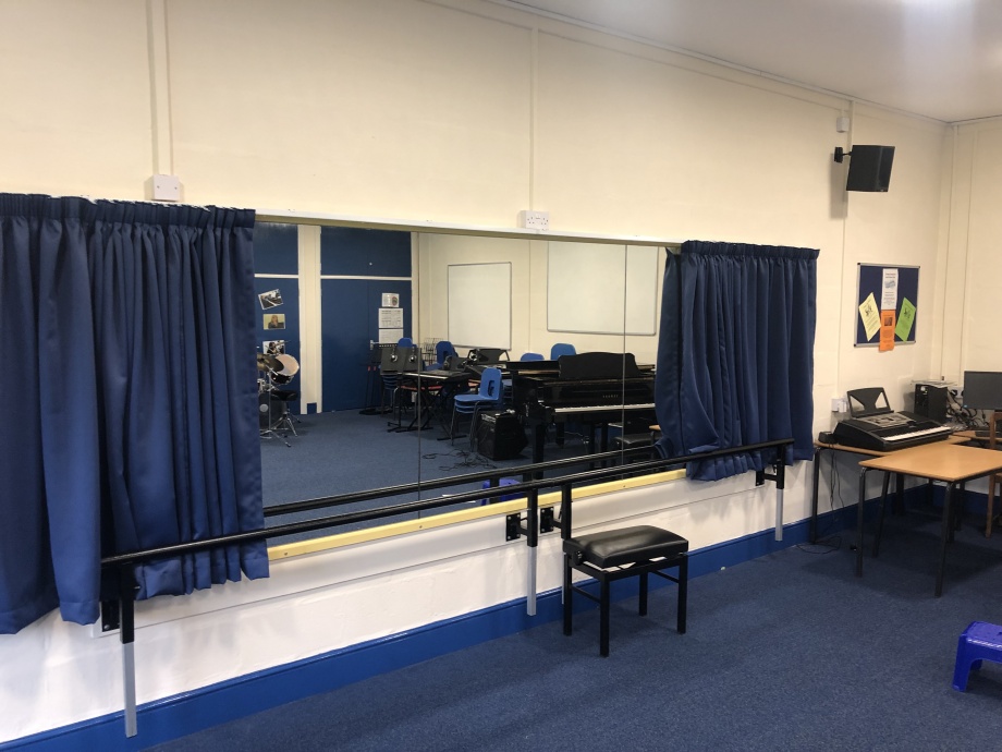 Performing Arts Room Curtains - Cannock->title 1