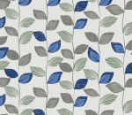 Printed Curtains - Zenith Cobalt