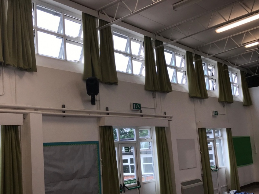 Recent School Curtain Installations - May 18 -