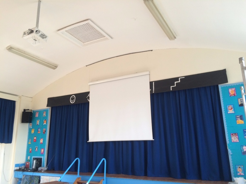 Stage Curtains 2 - Willow Tree Primary school, Harrogate