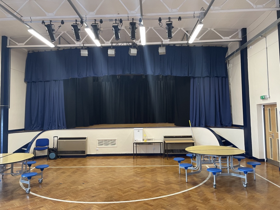 School Hall Stage Curtains - Cumbria->title 1