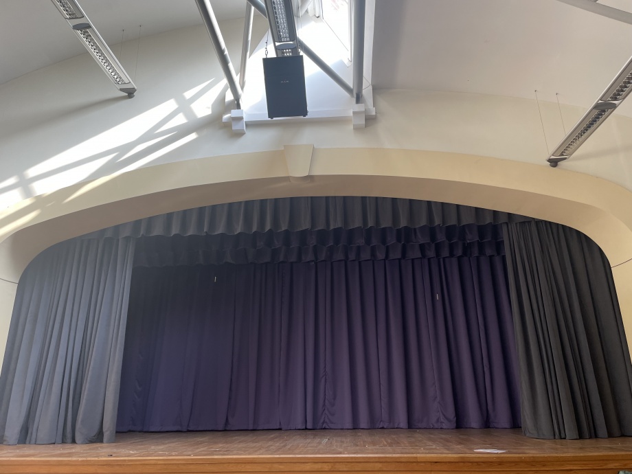 Hall Stage Curtains - Wales->title 1