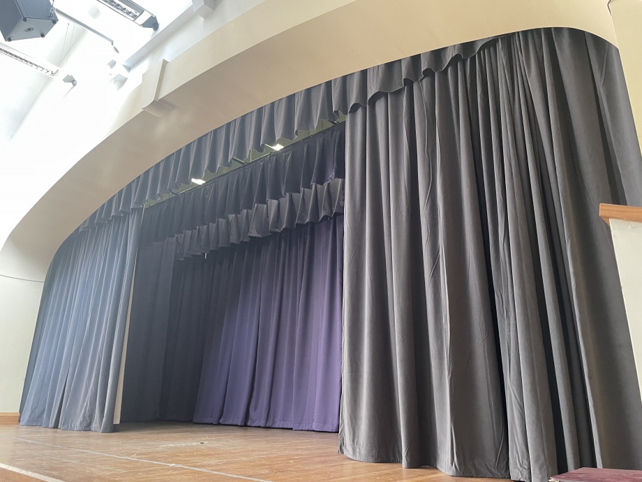 Hall Stage Curtains - Wales->title 2