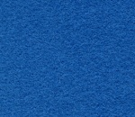 Wool Serge Melton - Mid Blue