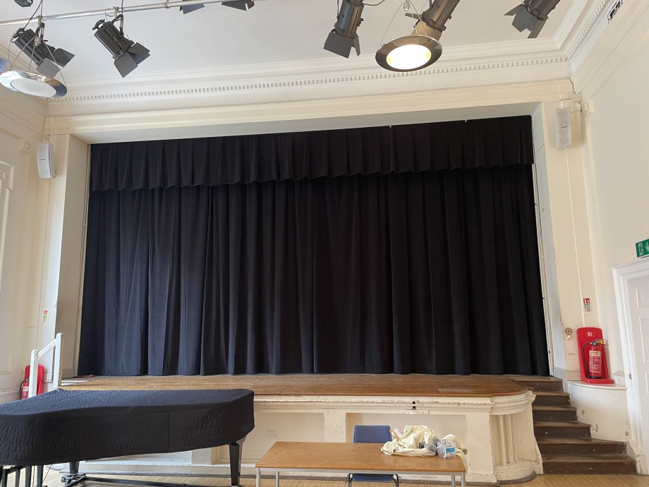 School Stage Curtains - London->title 1