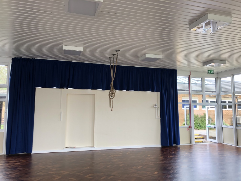 Junior School Hall Curtains - Chesham->title 3