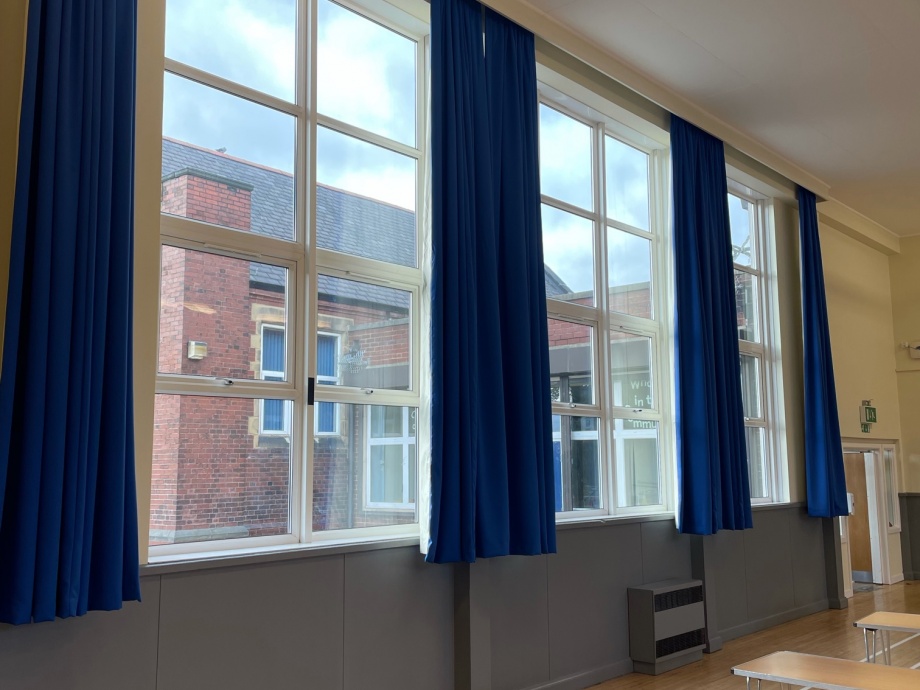 Junior Academy Hall Curtains - Normanton->title 3