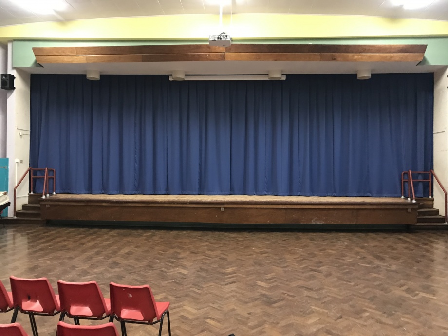 School Stage Curtains - Tenby->title 1