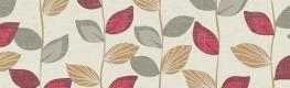 Printed Curtains - Zenith Scarlet