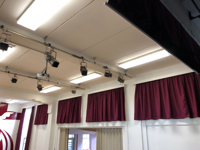 School Hall & Stage Curtains - Nuneaton -