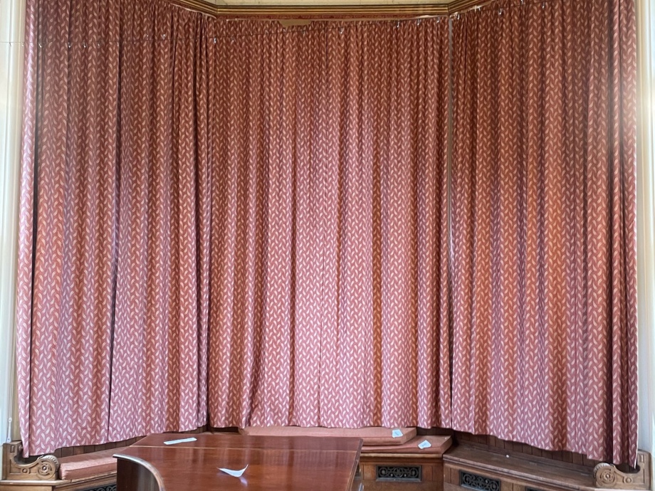 Velvet Curtains & Pelmets - Battle->title 2