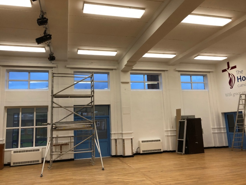 School Hall & Stage Curtains - Nuneaton - After