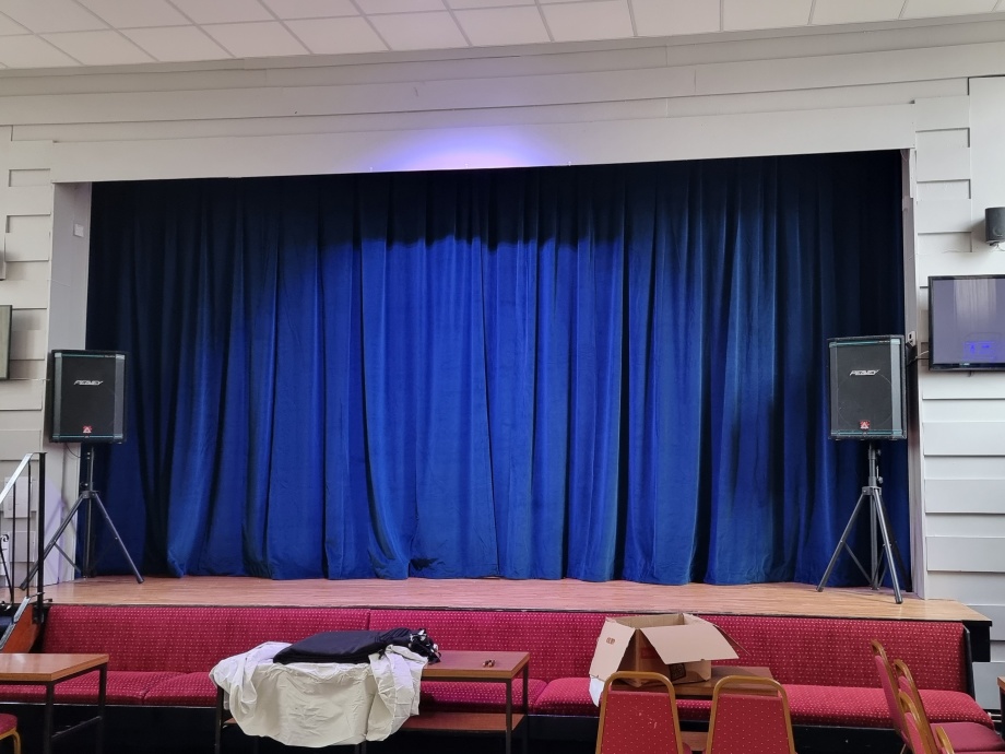 Hall Stage Curtains - Sunderland ->title 1