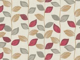 Printed Curtains - Zenith Scarlet