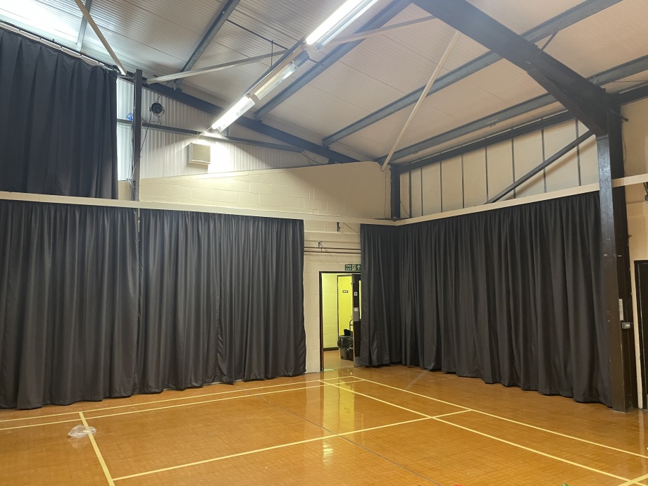 Community Hall Curtains - Needham Market->title 3