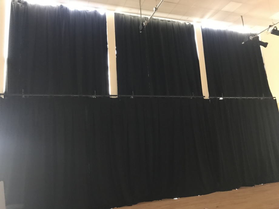 School Hall Curtains - Leeds->title 2