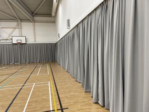 Sports Hall Perimeter Curtains
