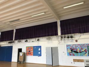 High Level Hall Curtains - London