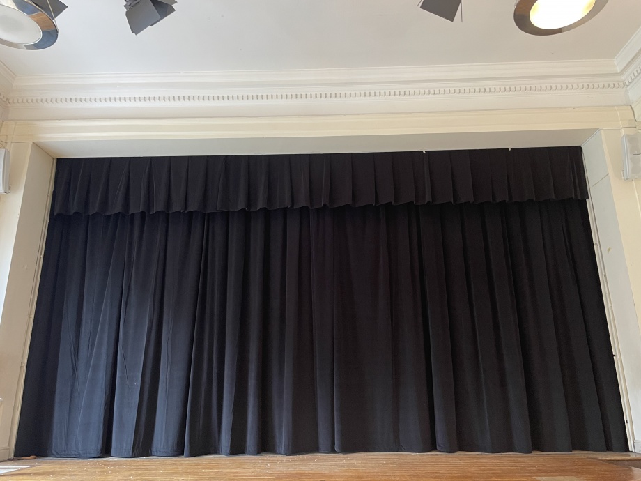 School Stage Curtains - London->title 2