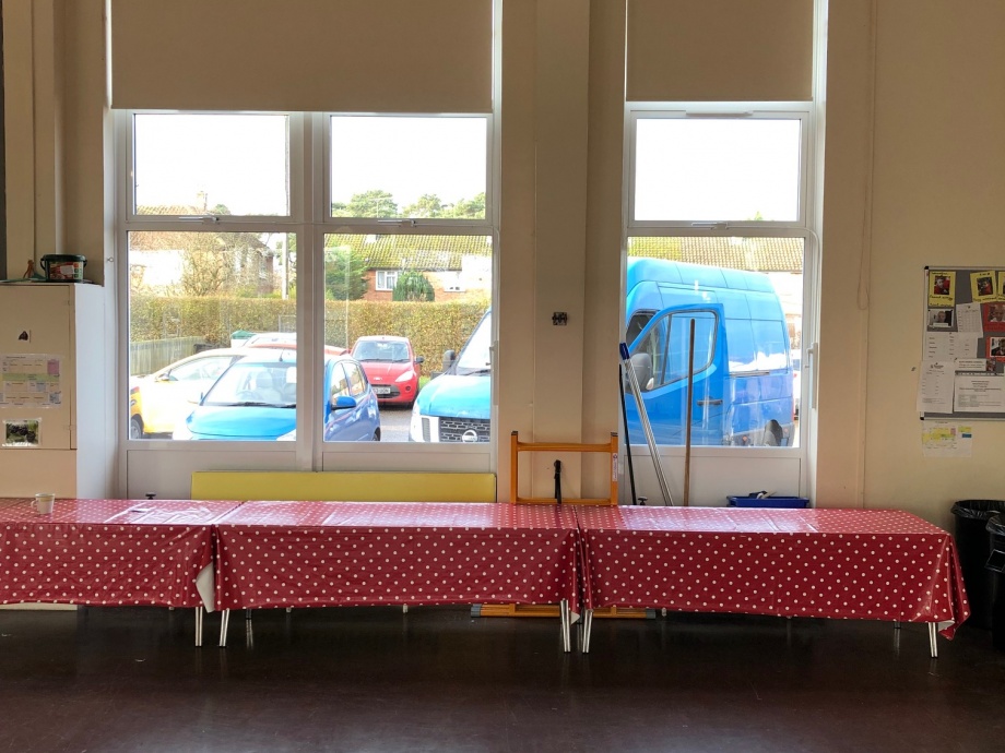 Infant School Hall Blinds - Thetford->title 1