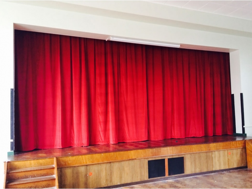 Stage Curtains 2 - Cardinal Griffin Catholic High school, Cannock