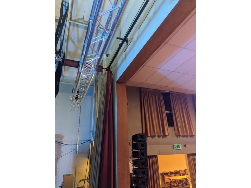 Hall &amp; Stage Curtains - Fitted Triple E Tracks
