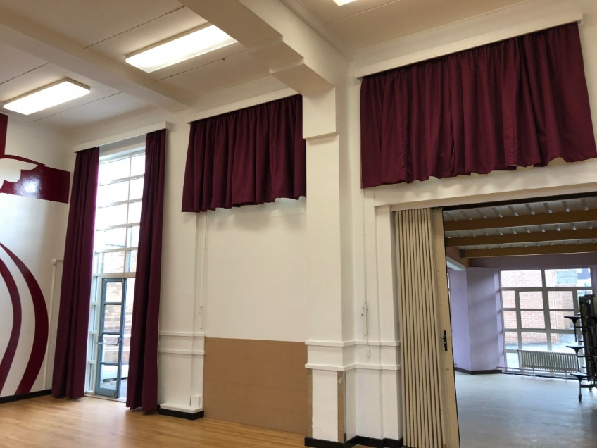 School Hall & Stage Curtains - Nuneaton -