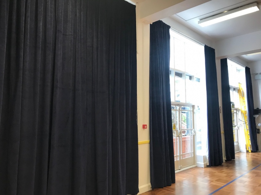 School Hall & Stage Curtains - Hampstead -