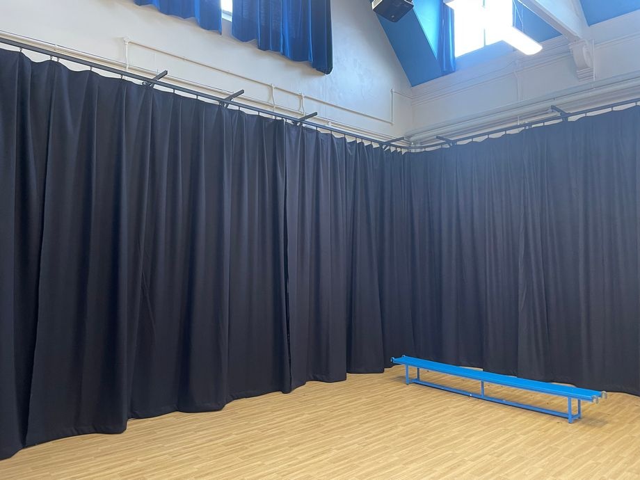 Stage Backdrop Curtains - Bristol->title 2