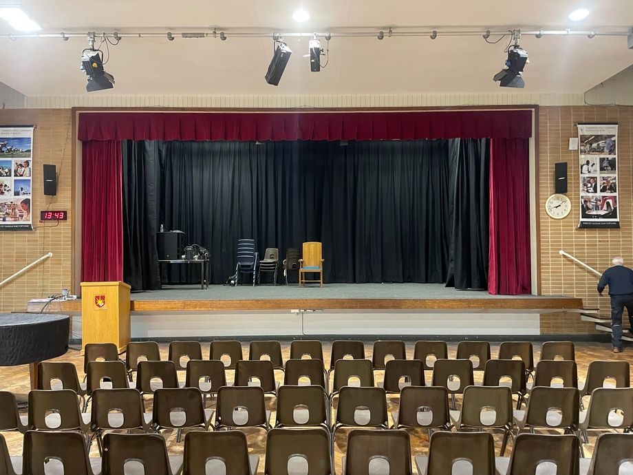 Scholl Hall Stage Curtains - Tonbridge Wells->title 1