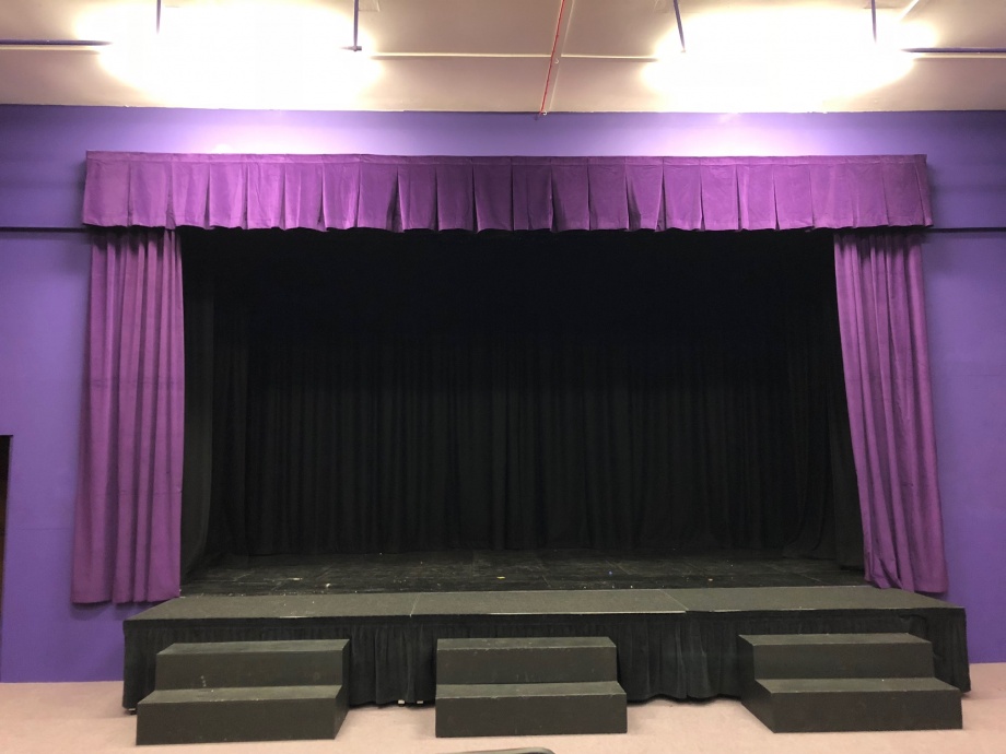 School Stage Curtains - Hindhead->title 1