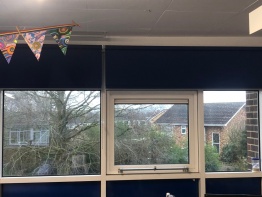 After: New Dim out Roller Blinds installed throughout